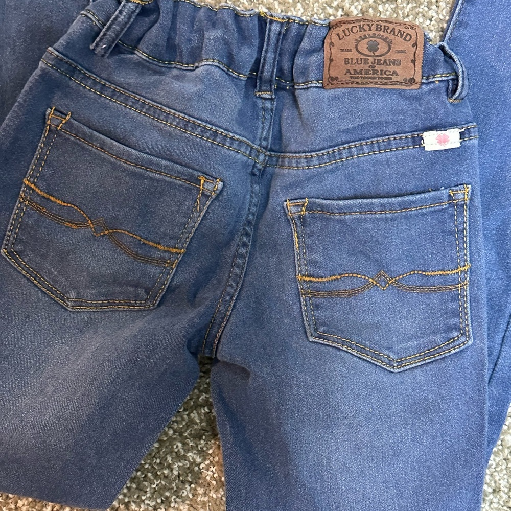 Lucky Brand Zoe Jeggings / Skinny Jeans - Girls Size 7 - Picture 7 of 8